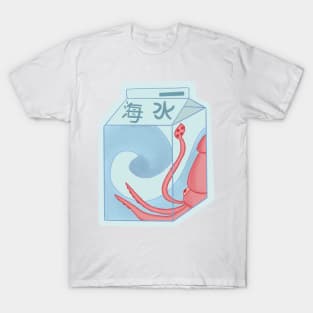 Sea Water Kawaii Carton T-Shirt